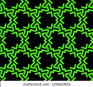 Modern stylish texture. Repeating abstract background with chaotic strokes.Vector monochrome seamless pattern