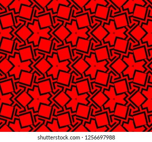 Modern stylish texture. Repeating abstract background with chaotic strokes.Vector monochrome seamless pattern
