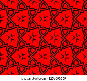 Modern stylish texture. Repeating abstract background with chaotic strokes.Vector monochrome seamless pattern
