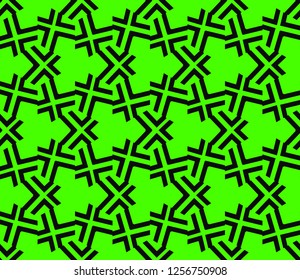 Modern stylish texture. Repeating abstract background with chaotic strokes.Vector monochrome seamless pattern