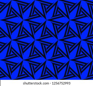 Modern stylish texture. Repeating abstract background with chaotic strokes.Vector monochrome seamless pattern