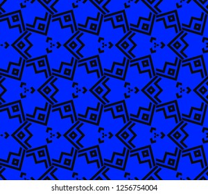 Modern stylish texture. Repeating abstract background with chaotic strokes.Vector monochrome seamless pattern