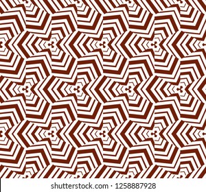 Modern stylish texture. Repeating abstract background with chaotic strokes.Vector monochrome seamless pattern