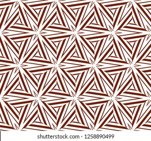 Modern stylish texture. Repeating abstract background with chaotic strokes.Vector monochrome seamless pattern