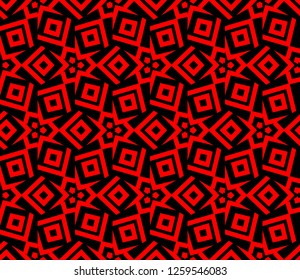 Modern stylish texture. Repeating abstract background with chaotic strokes.Vector monochrome seamless pattern