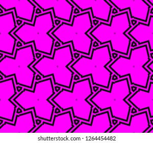 Modern stylish texture. Repeating abstract background with chaotic strokes.Vector monochrome seamless pattern
