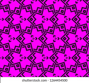 Modern stylish texture. Repeating abstract background with chaotic strokes.Vector monochrome seamless pattern