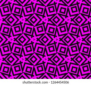 Modern stylish texture. Repeating abstract background with chaotic strokes.Vector monochrome seamless pattern