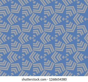Modern stylish texture. Repeating abstract background with chaotic strokes.Vector monochrome seamless pattern