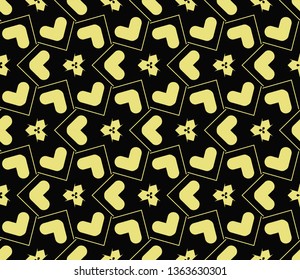 Modern stylish texture. Repeating abstract background with chaotic strokes.Vector monochrome seamless pattern
