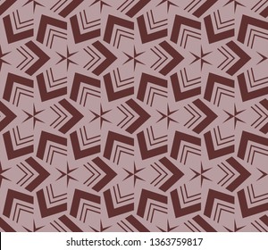 Modern stylish texture. Repeating abstract background with chaotic strokes.Vector monochrome seamless pattern