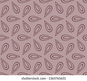 Modern stylish texture. Repeating abstract background with chaotic strokes.Vector monochrome seamless pattern