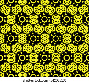 Modern stylish texture. Repeating abstract background with chaotic strokes. Trendy hipster print.Vector seamless pattern.