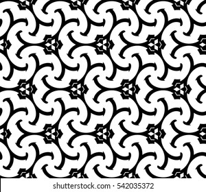 Modern stylish texture. Repeating abstract background with chaotic strokes. Trendy hipster print.Vector seamless pattern.