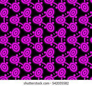 Modern stylish texture. Repeating abstract background with chaotic strokes. Trendy hipster print.Vector seamless pattern.