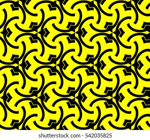 Modern stylish texture. Repeating abstract background with chaotic strokes. Trendy hipster print.Vector seamless pattern.