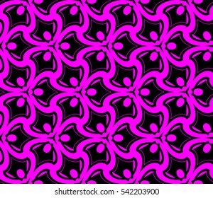 Modern stylish texture. Repeating abstract background with chaotic strokes. Trendy hipster print.Vector seamless pattern.