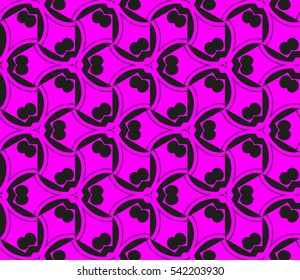 Modern stylish texture. Repeating abstract background with chaotic strokes. Trendy hipster print.Vector seamless pattern.