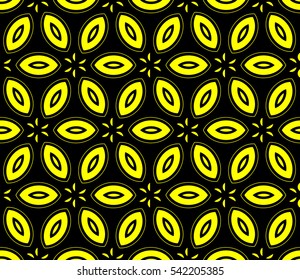 Modern stylish texture. Repeating abstract background with chaotic strokes. Trendy hipster print.Vector seamless pattern.