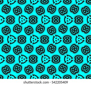 Modern stylish texture. Repeating abstract background with chaotic strokes. Trendy hipster print.Vector seamless pattern.