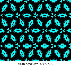 Modern stylish texture. Repeating abstract background with chaotic strokes. Trendy hipster print.Vector seamless pattern.
