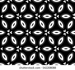 Modern stylish texture. Repeating abstract background with chaotic strokes. Trendy hipster print.Vector seamless pattern.