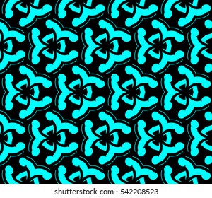 Modern stylish texture. Repeating abstract background with chaotic strokes. Trendy hipster print.Vector seamless pattern.