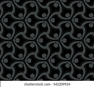 Modern stylish texture. Repeating abstract background with chaotic strokes. Trendy hipster print.Vector seamless pattern.