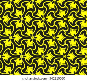 Modern stylish texture. Repeating abstract background with chaotic strokes. Trendy hipster print.Vector seamless pattern.