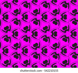 Modern stylish texture. Repeating abstract background with chaotic strokes. Trendy hipster print.Vector seamless pattern.