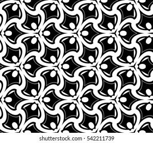 Modern stylish texture. Repeating abstract background with chaotic strokes. Trendy hipster print.Vector seamless pattern.