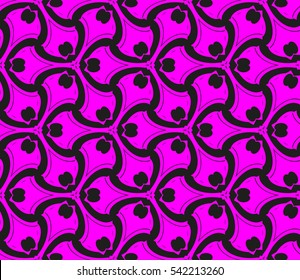 Modern stylish texture. Repeating abstract background with chaotic strokes. Trendy hipster print.Vector seamless pattern.