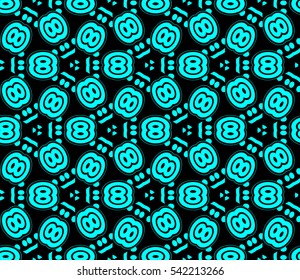 Modern stylish texture. Repeating abstract background with chaotic strokes. Trendy hipster print.Vector seamless pattern.