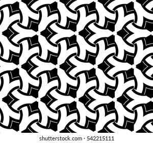 Modern stylish texture. Repeating abstract background with chaotic strokes. Trendy hipster print.Vector seamless pattern.