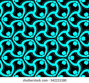 Modern stylish texture. Repeating abstract background with chaotic strokes. Trendy hipster print.Vector seamless pattern.