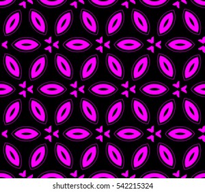 Modern stylish texture. Repeating abstract background with chaotic strokes. Trendy hipster print.Vector seamless pattern.
