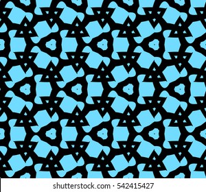 Modern stylish texture. Repeating abstract background with chaotic strokes. Trendy hipster print.Vector seamless pattern.