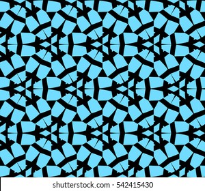 Modern stylish texture. Repeating abstract background with chaotic strokes. Trendy hipster print.Vector seamless pattern.