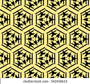 Modern stylish texture. Repeating abstract background with chaotic strokes. Trendy hipster print.Vector seamless pattern.