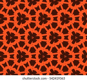 Modern stylish texture. Repeating abstract background with chaotic strokes. Trendy hipster print.Vector seamless pattern.