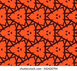 Modern stylish texture. Repeating abstract background with chaotic strokes. Trendy hipster print.Vector seamless pattern.