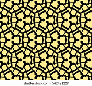Modern stylish texture. Repeating abstract background with chaotic strokes. Trendy hipster print.Vector seamless pattern.