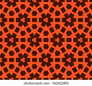 Modern stylish texture. Repeating abstract background with chaotic strokes. Trendy hipster print.Vector seamless pattern.