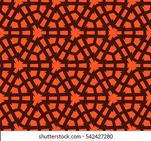 Modern stylish texture. Repeating abstract background with chaotic strokes. Trendy hipster print.Vector seamless pattern.