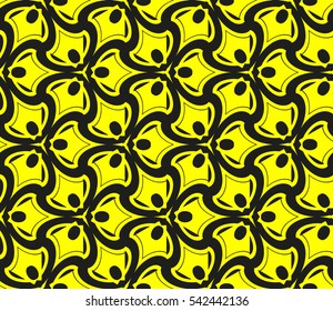 Modern stylish texture. Repeating abstract background with chaotic strokes. Trendy hipster print.Vector seamless pattern.