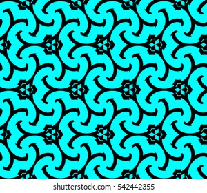 Modern stylish texture. Repeating abstract background with chaotic strokes. Trendy hipster print.Vector seamless pattern.