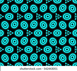 Modern stylish texture. Repeating abstract background with chaotic strokes. Trendy hipster print.Vector seamless pattern.