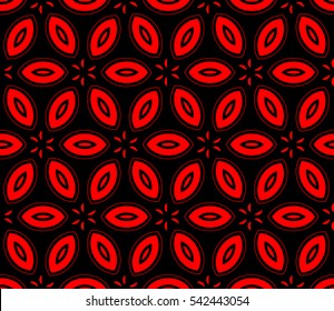 Modern stylish texture. Repeating abstract background with chaotic strokes. Trendy hipster print.Vector seamless pattern.
