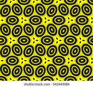Modern stylish texture. Repeating abstract background with chaotic strokes. Trendy hipster print.Vector seamless pattern.