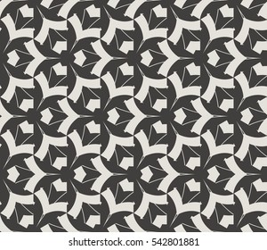 Modern stylish texture. Repeating abstract background with chaotic strokes. Trendy hipster print.Vector seamless pattern.